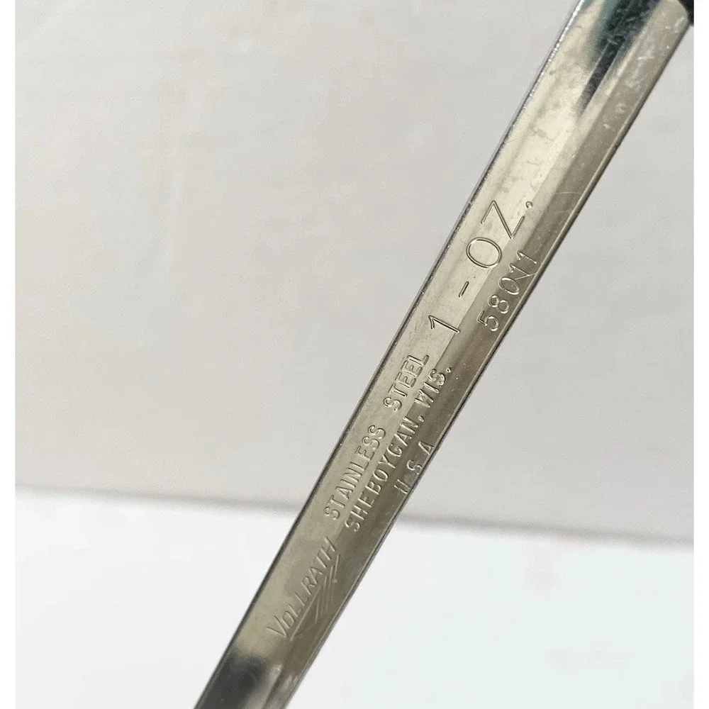 VOLLRATH 1 oz Ladle #58011 Stainless Steel Kool Cool Touch Handle Made In‎ USA
